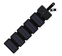 Chargeur Solaire pour Téléphone, Dispositif de Charge Portable Étanche pour Téléphone Portable, Chargeur de Pliable, pour Camping, Maison, Extérieur, Camping-Car