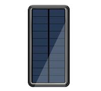 Chargeur Solaire Power Bank - Chargeur Portable À Charge Rapide 50000 MAh, Batterie Externe | Chargeur Durable Pour Téléphone Et Tablette, Solution De Recharge Écologique Pour Voyager Et Urgence