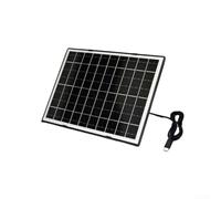 Chargeur solaire résistant aux intempéries 7W 5V Type-C pour CCTV | Cellules monocristallines, sortie de 7 W, tension stable de 5 V, faible luminosité, réduit l'empreinte carbone