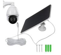 Chargeur Solaire Ring pour Caméra - 20W Type C Rechargeable Étanche - Banque d'Énergie Solaire Ring | Pour Les Spotlight Floodlight Intérieur Et Extérieur Maison Et Bureau Dortoir Balcon