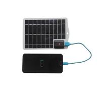 Chargeur Solaire Téléphone Panneau De Charge Portable Haut Rendement 5W 5V | Chargeur Téléphone de Secours Extérieur Pour Appareil Photo Ventilateur Lanterne Plein Air Randonnée Sac À Dos Voiture