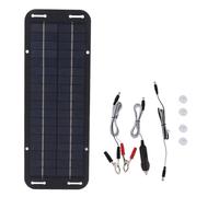 Chargeur solaire Trickle - Entretien de batterie solaire étanche - Chargeur solaire pour voiture, camion, bateau, moto, remorque marine - Batterie pour remorque, charge en plein air