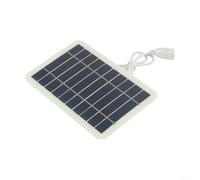 Chargeur solaire USB 5 W 5 V en polysilicium avec stratification EVA pour appareils de 3,6 V à 5 V, y compris les téléphones, les ventilateurs, les lampes de poche