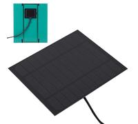 Chargeur solaire USB polyvalent, adaptateur solaire compact de type C, panneau d'énergie résistant aux intempéries, construction continue de l'alimentation dans les sonnettes de porte en plein air ou