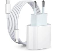 Chargeur - STRAßE TECH - 20 W - USB-C PD - Câble 1 m - Charge rapide 0-50% en 30 min