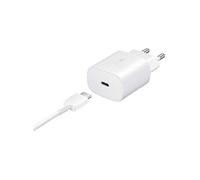 Chargeur Super Fast Charging Samsung EP-TA800NWE 25W + Câble Type-C vers Type-C EP-DG977UWE Blanc