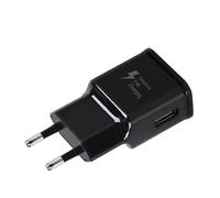 Chargeur Super Rapide 15W, Lot de 2 chargeurs, Original Adaptateur Secteur USB 5V 2A, Compatible avec Galaxy Note 8, 9, S8, S9, S10, A15, A14, A24, A13, A33, A32, A42 (Noir)