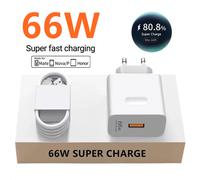 Chargeur Super rapide 6A 66W, câble de charge rapide de Type C pour Huawei Mate 40 50 60 P50 P60 Nova 9 10 Honor 90 100 Magic 5 Lite 6 Pro