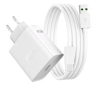 Chargeur Supervooc 45W et 6A Câble USB C 1m pour Oppo Reno 12 FS 13 F 14 F, USB C Chargeur Secteur Chargeur Rapide pour Oppo A80 A60 A40 Reno 8T Find N3 N2 Flip pour realme 14T/14 Pro Lite/13/12/C75