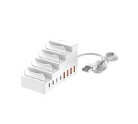 Chargeur/Support de Charge 66 W avec 4 USB et 4 Type-C (8 ) pour Téléphone, Ordinateur Portable et Ordinateur : Extension D'Interface