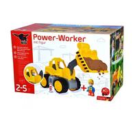 Chargeur sur pneus Power-Worker et figurine