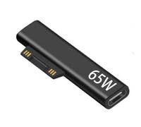 Chargeur Surface Pro 4 65 W vers USB C fabriqué pour Microsoft Surface Charger, Surface Pro 9, 8, 7+, 7, 6, 5, 4, 3, X, Windows Surface Lapt-op 5, 4, 3, 2, 1, Surface Go, Surface Book 3, 2, 1