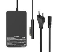 Chargeur Surface Pro 65W 15V 4A Alimentation pour Microsoft Surface 11/10/9/8/Pro 7/7+/6/5/4/3/X, Laptop 7/6/5/4/3/2, Go 4/3/2/1, Book 3/2/1,avec Port USB 5V 1A