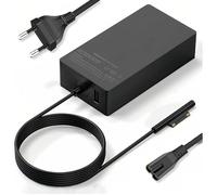 Chargeur Surface Pro 65W 15V 4A Alimentation pour Microsoft Surface Pro 11/10/9/8/Pro 7/7+/ 6/5/Pro 4/3/X Surface Go 4/3/2/1