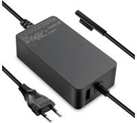 Chargeur Surface Pro, 65W 15V 4A Chargeur Pour Microsoft Surface Pro 8/7/6/5/4/3/X, Surface Laptop 4/3/2/1, Surface Book 1/2 & Surface Go 1/2, Tablette Windows 1796 1800 Avec Port Usb[Z614]