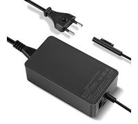 Chargeur Surface Pro, 65W 15V 4A(Fonctionne avec 44W/39W/36W/24W) Adaptateur pour Surface Pro 3/4/5/6/7/X, Tablette Windows, Surface Book 1/2/3 Surface Laptop 1/2/3, Surface Go, Avec Port de USB 5V 1A