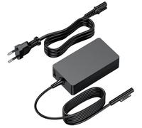 Chargeur Surface Pro 65W Alimentation Adaptateur pour Microsoft Surface Pro X/9/8/7/6/5/4/3 Surface Go 2/3 Surface Laptop 4/3/2