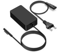 Chargeur Surface Pro 65W Alimentation pour Microsoft Surface Pro 11/X/10/9/8/7/7+/6/5/4/3, Surface Laptop 7/6/5/4/3/2, Surface Go 4/3/2, Surface Book 3/2/1, Surface Notebook/Tablette avec Un USB Port