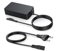 Chargeur Surface Pro, 65W Chargeur Compatible avec Microsoft Surface Pro 8/7/7+/6/5/4/3/X, Surface Laptop 7/6/5/4/3/2/1, Surface Book 3/2/1, Surface Go 3/2/1, avec Port USB 5V 1A