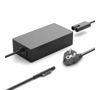 Chargeur Surface Pro 65W, Compatible avec Microsoft Surface Pro 11/10/9/8/7/6/5/4/3/X, Surface Go 4/3/2/1, Surface Book 3/2/1, Surface Notebook/Tablette avec Port USB