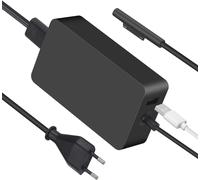 Chargeur Surface Pro 65W pour Microsoft Surface Pro 10 9 8 7 6 5 4 3 Surface Ordinateur Portable/Studio/Go 7 6 5 4 3 2 1 Surface Go 4 3 2 1 Surface Book Tablette Notebook Adaptateur Alimentation