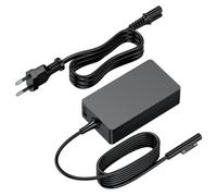 Chargeur surface Pro 65W pour Microsoft Surface Pro X/9/8/7/6/5/4/3, Go 2/3, Laptop 4/3/2, Book, 1625 1706 1735 1800 1963