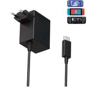 Chargeur Switch 39W Rapide Chargeur pour Nintendo Switch Compatible avec Switch/Switch OLED/Switch Lite/Switch Dock