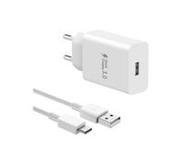 Chargeur TECHTA Type C à charge rapide pour Samsung Galaxy A16 A15 A14 5G A56 A55 A54 A36 A35 A26 A25 S25 S24 S23 S22 S21 S20 Fe