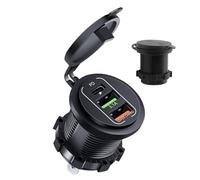 Chargeur Téléphone Voiture - Prise de Charge Double USB pour Voiture,Adaptateur Charge Téléphone - pour Camion Maison Camping-Car Motocyclette Yacht Déplacements Quotidiens