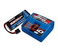 Chargeur Traxxas POWER PACK EZ-Peak Plus 4A version EU + 1x ID LiPo 7,4V 5200ma
