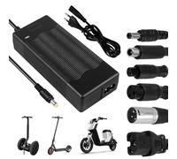 Chargeur Trotinette Electrique 42V 2A avec 6 Connecteurs pour Batterie 36V - Compatible Scooter Électrique, Hoverboard, Monocycle, Planche à Dérive, Xiaomi M365 Pro 2