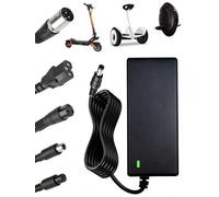 Chargeur Trotinette Electrique, 42V 2A Chargeur Hoverboard, 6 Connecteurs | 36V Universel Chargeur Batterie de Trottinette Électrique pour Xiaomi M365 Hoverboard Scooter Electrique E-Bike, ABS+PC, CE