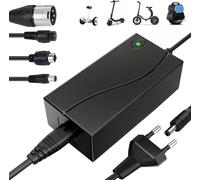 Chargeur Trotinette Electrique, 42v 2a Chargeur Hoverboard Avec 4 Connecteurs, 36v Universel Trottinette Batterie Chargeur Pour Scooter Électrique, Planche À Dérive, Monocycle, Xiaomi M365/Pro 2