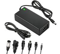 Chargeur Trotinette Electrique 42V 2A Universel avec 6 Connecteurs, Chargeur Hoverboard 36V Batterie pour Trottinette Électrique, Scooter, Vélo Électrique, Compatible avec Xiaomi M365, Ninebot