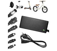 Chargeur Trotinette Electrique pour Xiaomi, 42V 2A Chargeur Hoverboard | 36V Chargeur Batterie de Trottinette Électrique avec 6 Connecteurs, Universel, pour M365 Hoverboard E-Bike Scooter Electrique