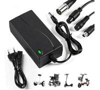Chargeur Trottinette Électrique 42V 2A 5 Connecteurs - Batterie Lithium 36V - M365 Ninebot UrbanGlide Wispeed Hoverboard Vélo