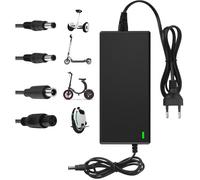Chargeur trottinette électrique 42V 2A - universel 36V batterie lithium avec 4 connecteurs charge rapide et protection 6 sécurités