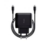 Chargeur secteur Universel Trust Maxo USB-C - 65W - Cable 2m inclus (Noir)