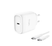 Chargeur Trust Maxo 45W USB-C universel charge rapide 20V protection surchauffe câble 2m blanc