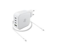 Chargeur Tucano GAN 100W, MA GAN100 EU W, Blanc, Puissant Et Polyvalent