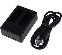 Chargeur type AHDBT-302 501 pour 2 batteries GoPro Hero 5 avec câble Type C
