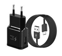 Chargeur Type C Charge Rapide pour Samsung Galaxy A16 A13 A14 A15 A20 A23 A25 A33 A35 A40 A50 A55 A54 A53 5g S21 S20 S10 S9 S8, Chargeur Telephone Tablette Adaptateur Secteur avec 1.5m USB C Câble