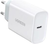 Chargeur Ugreen Cd127, Usb-C, Pd3.0, Qc4.0, 30W (Blanc)