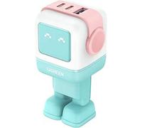Ugreen Chargeur secteur Uno RG 65W 3 ports GaN PD Rose/Bleu