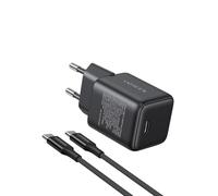 Chargeur Ugreen X513 GaN USB-C 30W Noir + Câble 1m