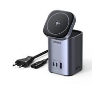 Chargeur UGREEN X555 4 en 1 65W Sans Fil + USB-A + 2x USB-C Gris