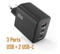 Chargeur Ultra Rapide pour Huawei Mate X3 50 Pro, P60 Pro P30 Lite P50 Pro 65W GaN 3 Ports USB-C USB-A