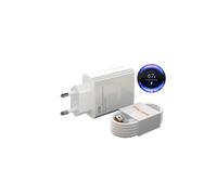 Chargeur ultra-rapide USB Xiaomi 67 W avec câble Type-C 6 A, 1 m, compatible avec Xiaomi, Samsung et Huawei - Prise UE