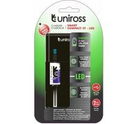 UNIROSS Chargeur Compact 3T LED, Pour 1 à 2 Piles Lithium 18650 & Ni-MH 1.2V AA AAA G