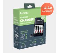 Chargeur Uniross Standard Charger avec 4 piles AA